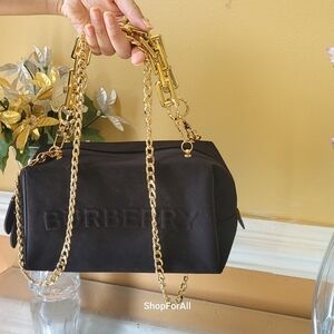 Burberry pouch converted into shoulder bag or cross body